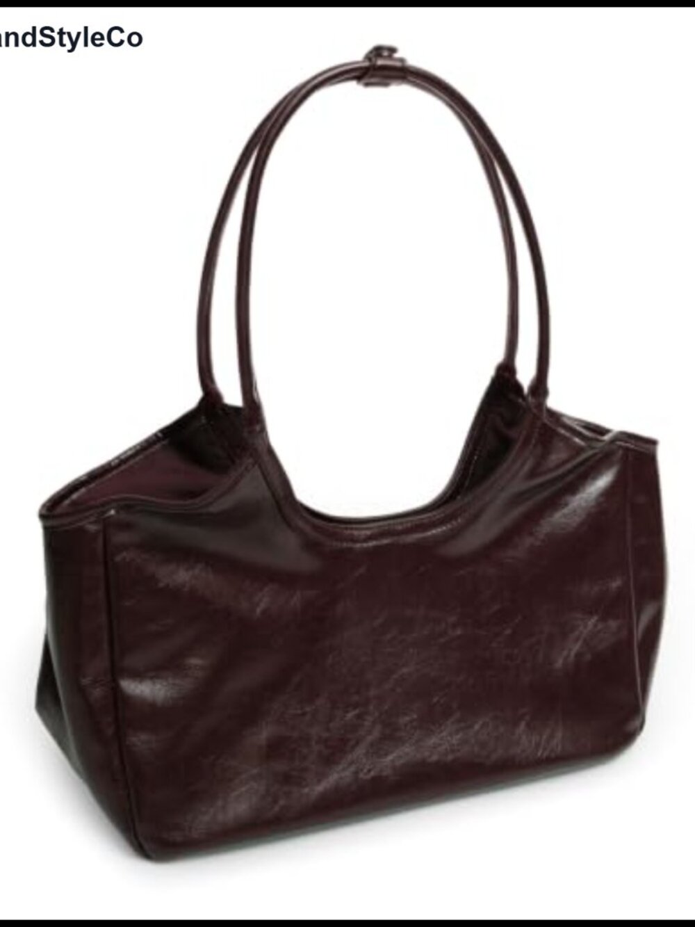 Faux Leather Tote Bag Large Women Handbag No Zipper Shoulder Purse Satchel